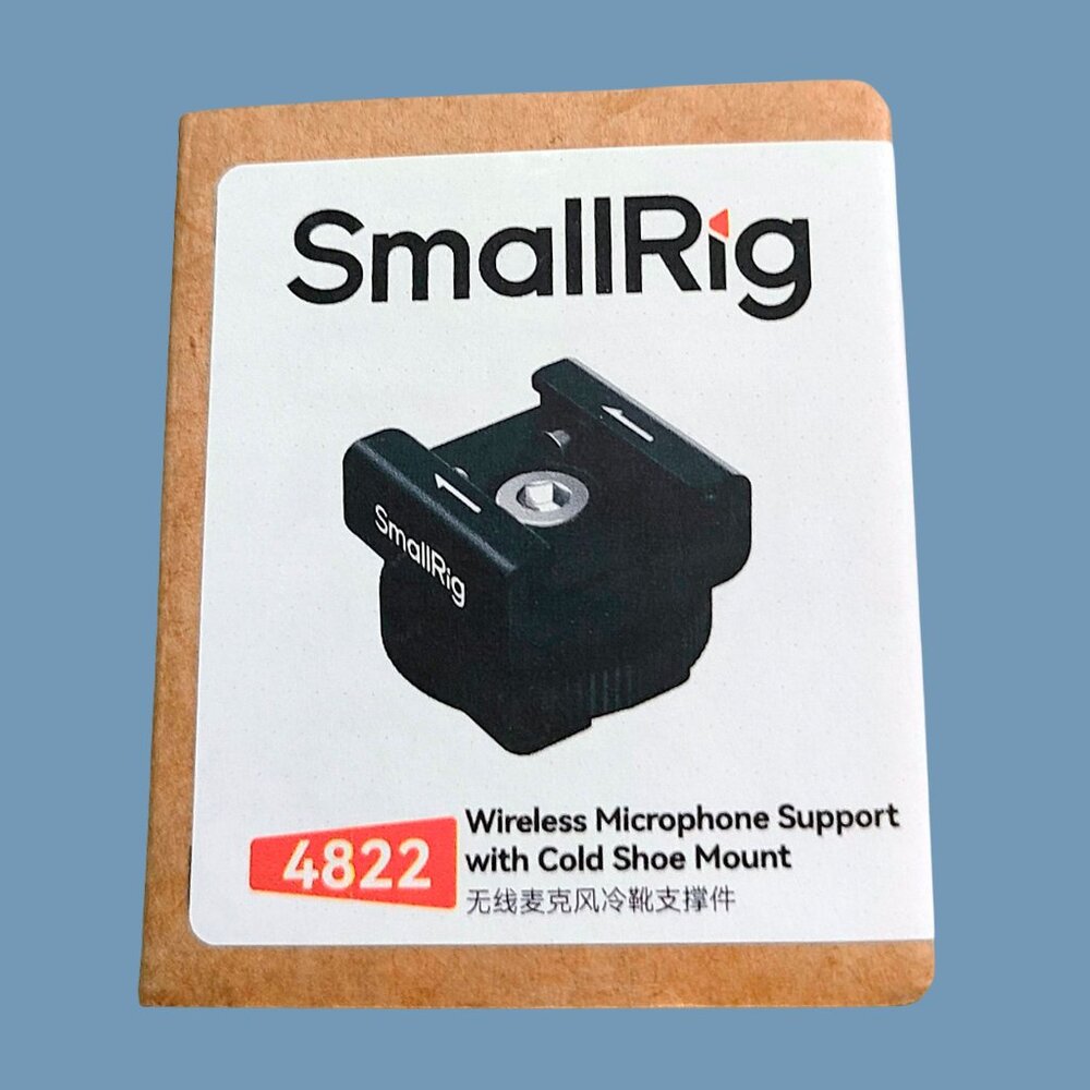 SmallRig 4822 ~ Wireless Mic Support with Cold Shoe Mount ~ BRAND NEW